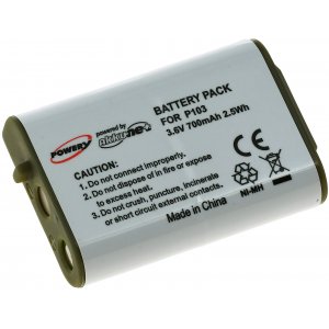 Batteri till Panasonic KX-TCA158/ XX-TGA230/Typ HHR-P103