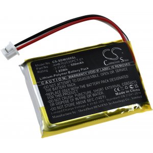batteri Kompatibel med Sennheiser Momentum True trdls 2, typ AHB702535pvcT-01