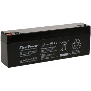 Firstpower Bly-Gel batteri FP1223 VdS 12V 2,3Ah