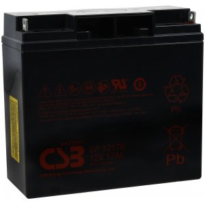 CSB standby blybatteri GP12170 12V 17Ah