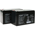 Powery Blei-Gel-Batteri till USV APC Smart-UPS SC 1000 - 2U Rackmount/Tower