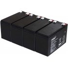 Powery Bly-Gel-Batteri till USV APC RBC59 9Ah 12V