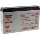YUASA blybatteri NP7-6