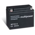 Blybatteri (multipower) MP20-6