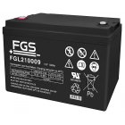 FGS FGL210009 High Rate Longlife blybatteri 12V 100Ah