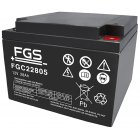 Batteri till Skadedjursbekmpning FGS FGC22805 Cyklisk 12V 28Ah