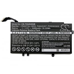Batteri till Laptop Toshiba Satellite U920t / Typ PA5073U-1BRS
