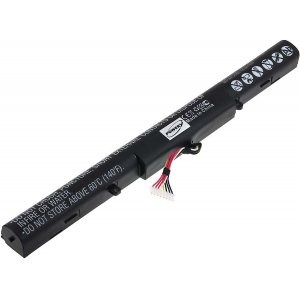 standardbatteri passar till Laptop Asus A450J, typ A41-X550E o.s.v..