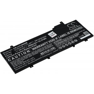 batteri passar till Laptop Lenovo ThinkPad T480s serie, T480s 20L7002LCD, typ L17L3P71 o.s.v..