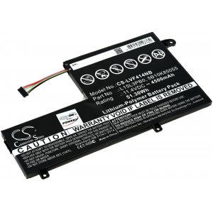 batteri passar till Laptop Lenovo Flex 4 1470, Flex 5 1570, typ L15L3PB0 m.fl.