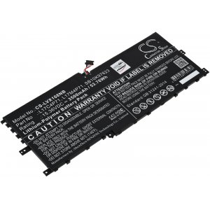 batteri passar till Laptop Lenovo ThinkPad X1 Yoga 2018, typ L17M4P71 m.fl.