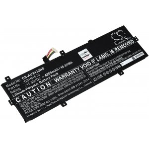 batteri till Laptop Asus ZenBook UX430UA-GV265T, UX430UA-GV272T, typ C31N1620