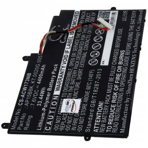 Batteri fr brbar dator Acer Aspire Switch 11 SW5-173 / Aspire Switch 11 SW5-173P / Typ AP15B8K