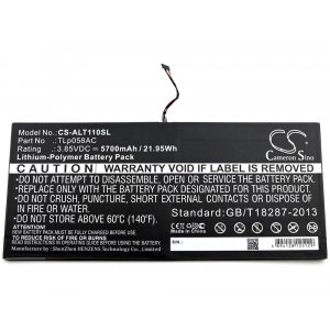 Batteri fr Tablet Alcatel One Touch Plus 10