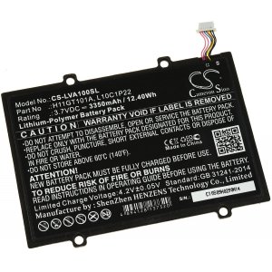 Batteri till Tablet Lenovo Ideapad A1 / A1-07 / Typ L10C1P22