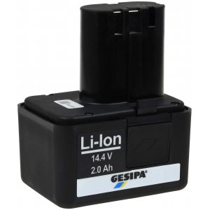 Gesipa Li-Ion snabbt utbytesbatteri AccuBird, powerBird, fyrabird 14,4V 1,3Ah