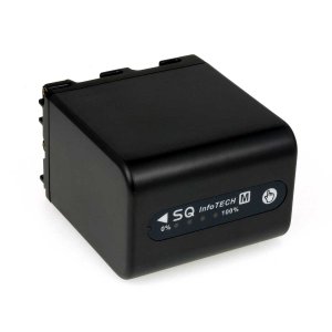 Batteri till Video Sony NP-QM91 med LEDs 4200mAh Anthrazit