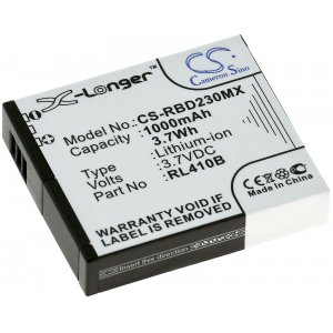batteri passar till Action-Cam Rollei 400 / 410 / 230 / 240 / typ RL410B