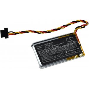 batteri passar till Dashcam, Videokamera Mio MiVue 538, 618, 658, typ Tpvc402035 m.fl.