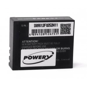 Batteri till Action-Kamera Activeon CX/CX Gold/Typ ACA01RB