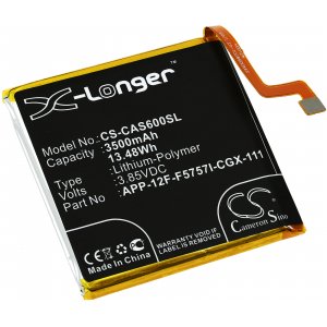 batteri passar till Outdoor Smartphone Cat S60 / typ APP-12F-F5757I-CGX-111
