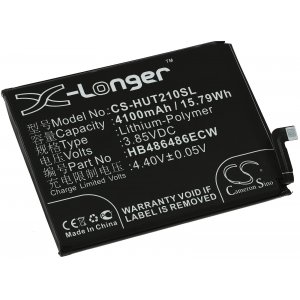batteri passar till Smartphone Huawei Mate 20 Pro / Mate 20 RS / P30 Pro / typ HB486486ECW o.s.v..