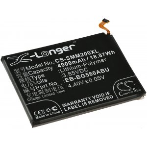 batteri passar till mobil, Smartphone Samsung Galaxy M20 / SM-M205 / typ EB-BG580ABU o.s.v..