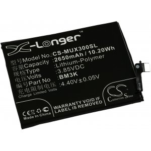 batteri passar till Smartphone Xiaomi Mi Mix 3 / M1810E5A / typ BM3K o.s.v..