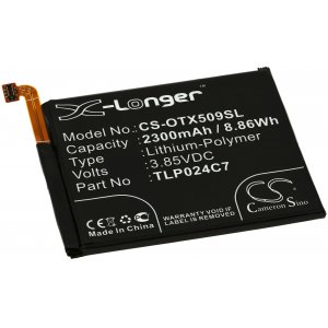 batteri passar till mobil, Smartphone Alcatel 1X Dual SIM LTE / 5059X / typ TLP024C7 o.s.v..