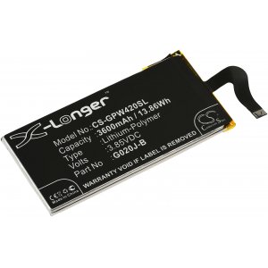 batteri till mobil, Smartphone Google Pixel 4 XL / G020P / Typ G020J-B