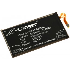 batteri till mobil, Smartphone LG G8 ThinQ / V40 / Typ BL-T41 o.s.v..
