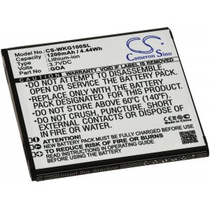 batteri till mobil, Smartphone Wiko Sunny / GOA / Typ 2502