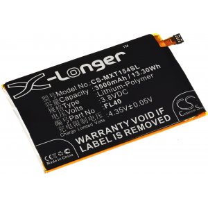 batteri till mobil, Smartphone Motorola Moto X 3a / Moto X Play / XT 1562 / Typ FL40 o.s.v..
