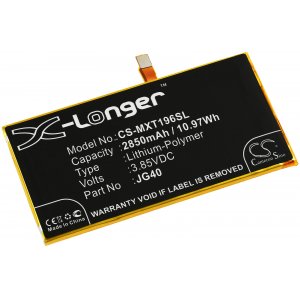 batteri till mobil, Smartphone Motorola Moto G7 Plus / XT1965 / Typ JG40 o.s.v..