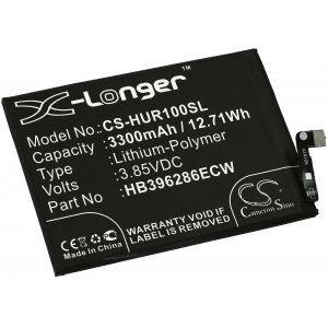 batteri till mobil, Smartphone Huawei Honor 10 Lite / P Smart 2019 / Typ HB396286ECW o.s.v..