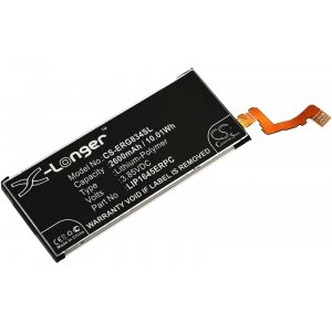 batteri till mobil, Smartphone Sony Xperia XZ1 / G8342 / LIP1645/pvc o.s.v..