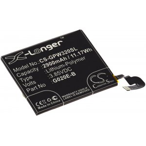 batteri till mobil, Smartphone Google Pixel 3A / G020F / Typ G020E-B o.s.v..