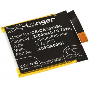 batteri passar till Outdoor-mobil Cat / Catepillar S50c, typ 023.B0008.0061