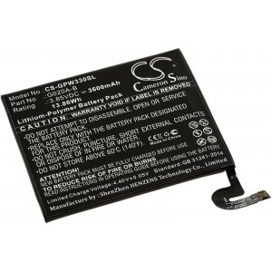 batteri lmplig till mobil, Smartphone Google Pixel 3A XL, G020C, typ G020A-B