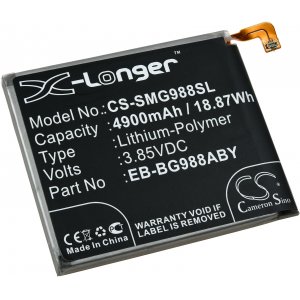 batteri passar till mobil, Smartphone Samsung Galaxy S20 Ultra, SM-G988U, typ EB-BG988ABY m.fl.