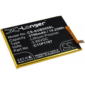 batteri passar till Smartphone, mobil Asus Zenfone Max M1, ZB555KL, typ C11P1707