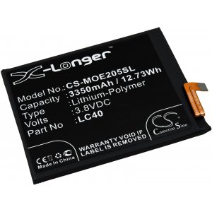 batteri passar till Smartphone, mobil Motorola Moto E7,  XT2052DL, typ LC40