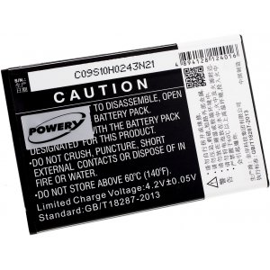 batteri till Smartphone ZTE Blade A3 / A5 / typ Li3714T42P3h765039