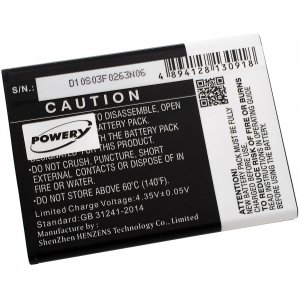 batteri till Smartphone Archoss 45 Neon / typ AC3000A