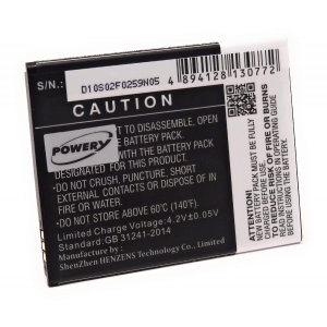 batteri till Smartphone Archoss 50c Plattinum / typ AC50CPL