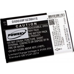 batteri till Smartphone ZTE Blade G / Leo Q1 / typ Li3715T42p3H634254