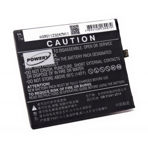 batteri till Smartphone Meitill Pro 6 Plus / M686 / typ BT66