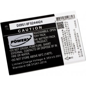 batteri till Smartphone ZTE Blade L110 / typ Li3814T43P3h634445