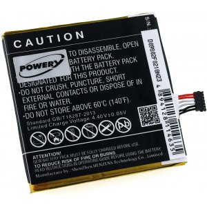 batteri till Smartphone HTC One A9 / typ 35H00252-00M