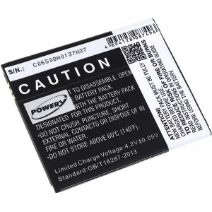 batteri till Gigabyte GSmart Sirra S1 / typ BL-182